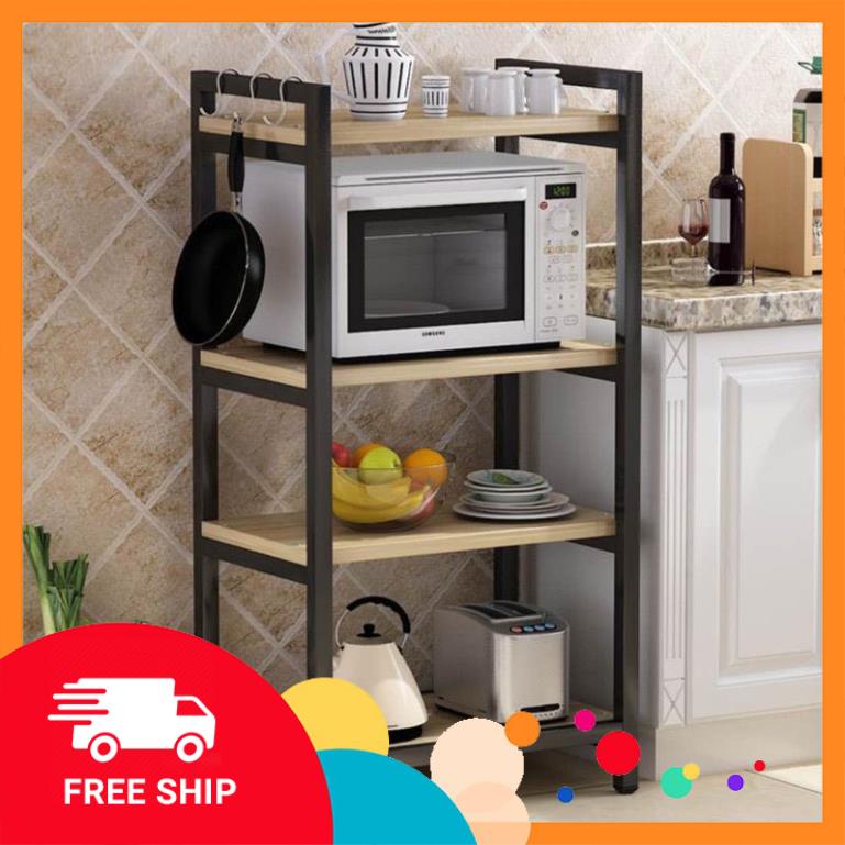 Kệ lò vi sóng, kễ để đồ đa năng 4 TẦNG - có ảnh thật