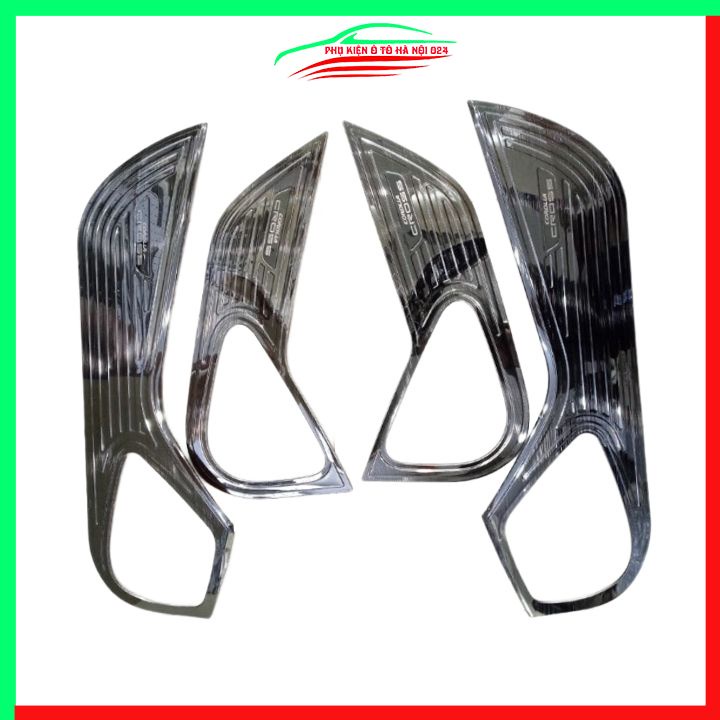 Bộ ốp tapli Corolla Cross 2020 vân Titan chống xước va đập khi mở cửa và làm đẹp xe