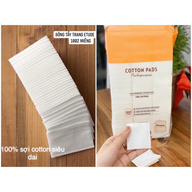 Bông Tẩy Trang Etude House Multipurpose Cotton Pads (1002 Miếng)
