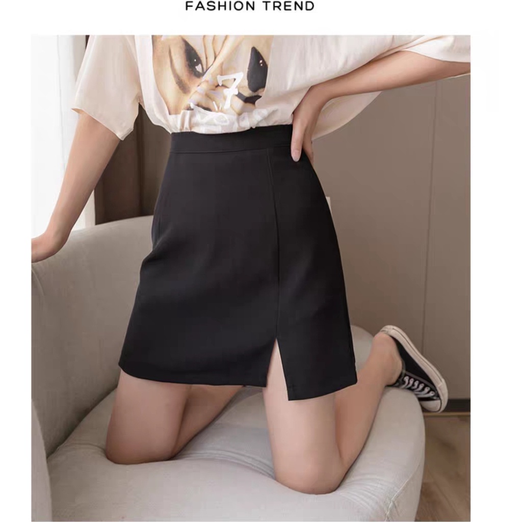 Chân Váy Chữ A Xẻ Đùi Có Lót Quần Bên Trong | BigBuy360 - bigbuy360.vn