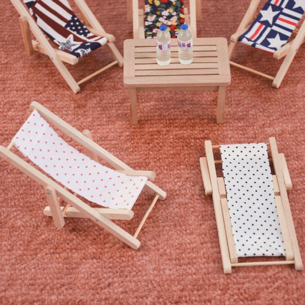 Mô Hình Ghế Bãi Biển Trang Trí Nhà Búp Bê Tỉ Lệ 1: 12