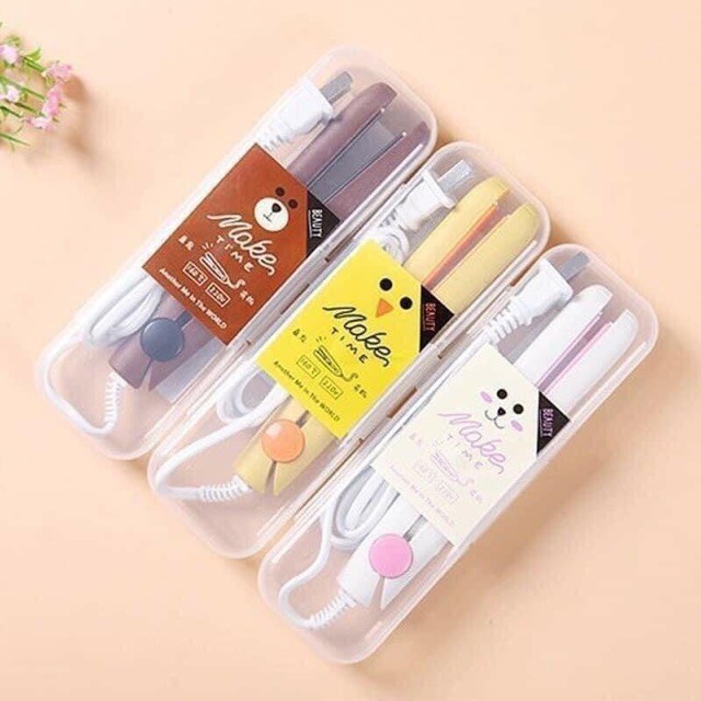 Máy là tóc MAKE mini- Máy là tóc thiết kế nhỏ gọn để trong túi sách tiện dụng