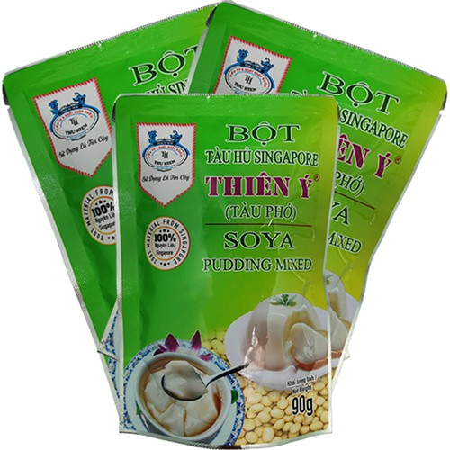 Combo 03 gói - Bột tàu hủ singapore thiên ý  - Đậu nành thơm mát - Soya pudding mixed