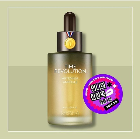 (#missha) Tinh Chất Chiết Xuất Ngải Cứu Missha Time Revolution Artemisia Ampoule