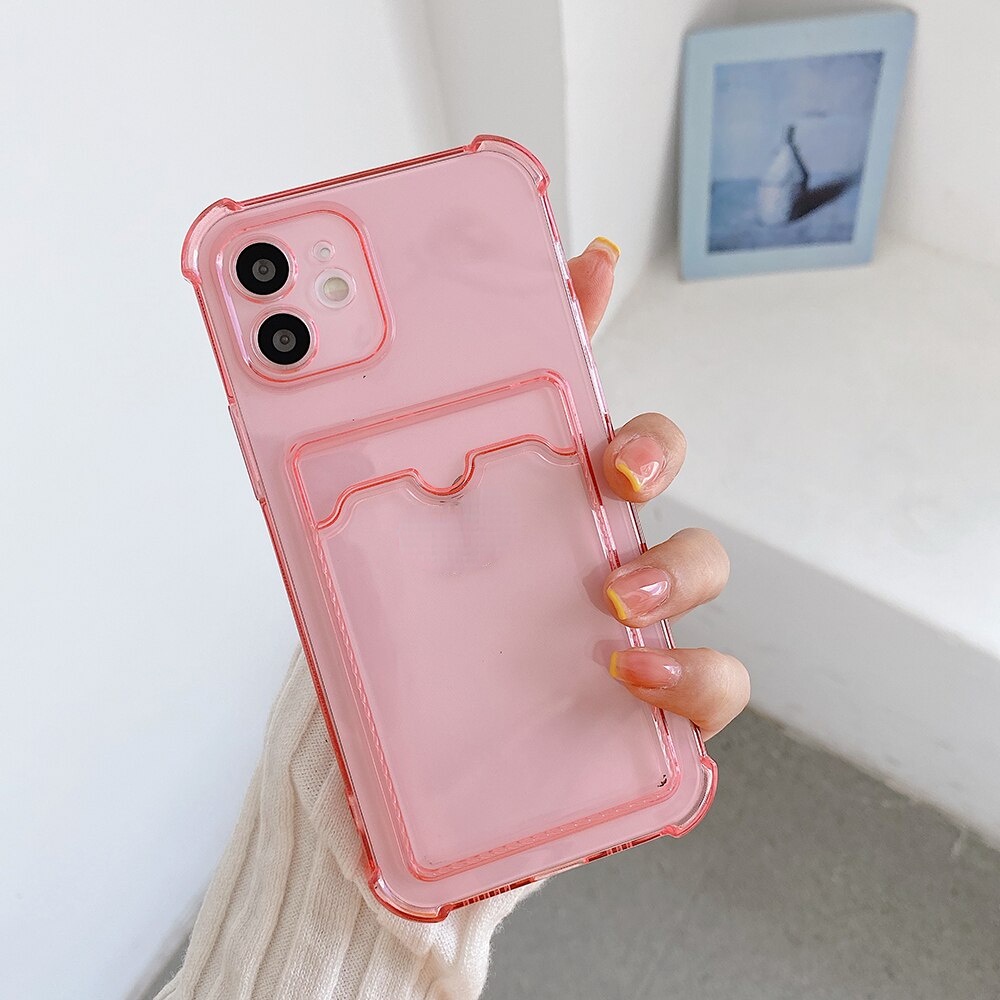 Color Clear TPU Soft Cases Compatible for iPhone 13 12 Pro Max Cover