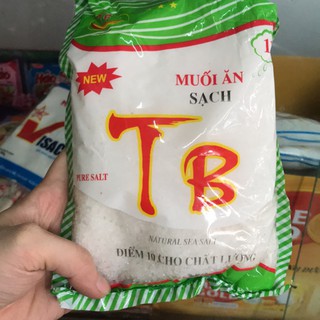 [Freeship 50K] Muối ăn sạch TB - gói màu xanh lá - hạt to