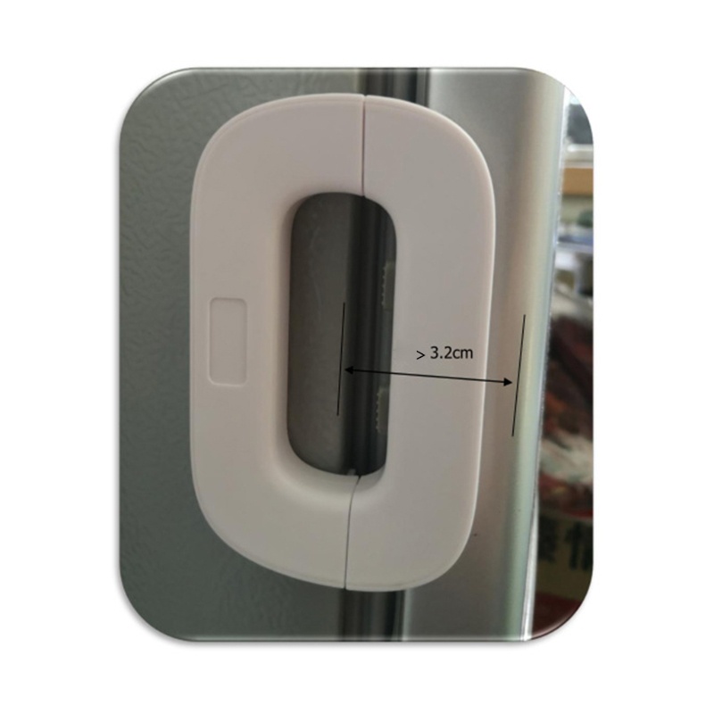 Khóa Cửa Tủ Lạnh / Tủ Chén Bằng ABS Không Độc Hại An Toàn Cho Bé