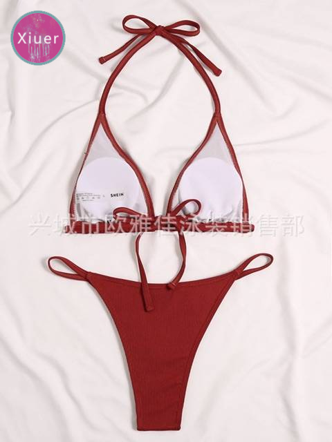 Sexy solid color bikini, high quality fabric, beachwear | BigBuy360 - bigbuy360.vn