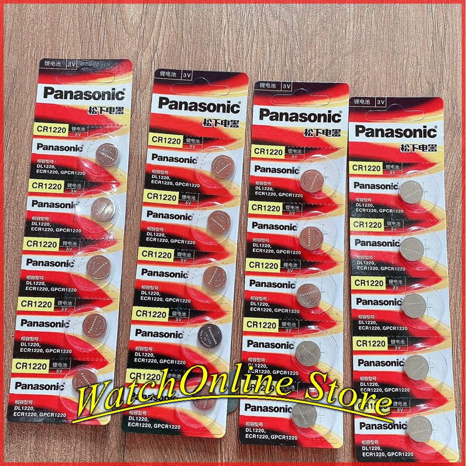 Pin Cúc Áo Panasonic CR2016 - CR1616 - CR2032 - CR2025 - CR1220 3V Lithium