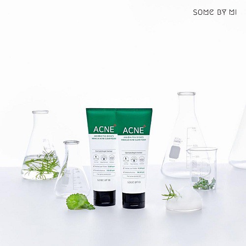 [Mã FMCGMALL -8% đơn 250K] Sữa Rửa Mặt Some By Mi AHA-BHA-PHA 30 Days Miracel Acne Clear Foam 100ml | BigBuy360 - bigbuy360.vn