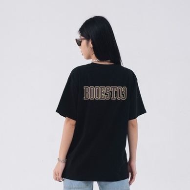 Áo Thun BOO Nữ Dáng Oversize In Graphic OVS Logo EST03