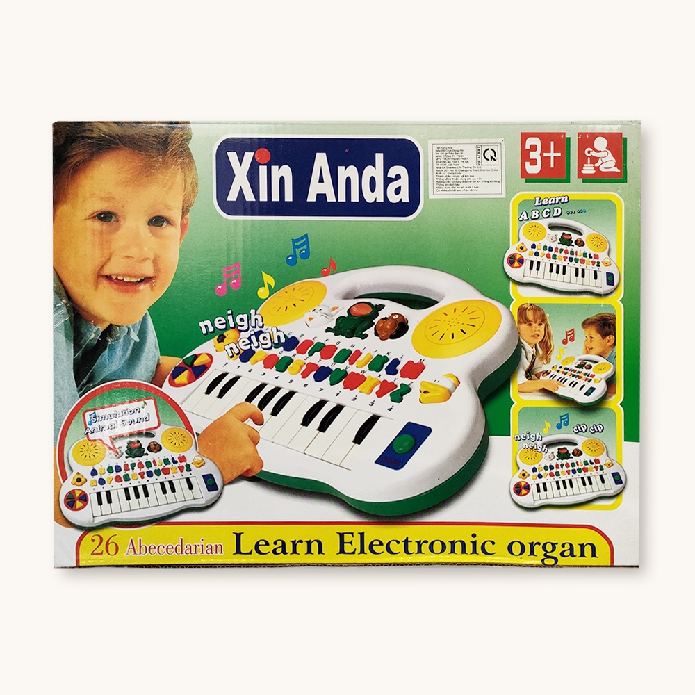 [Mã LIFEXANH03 giảm 10% đơn 500K] Đồ chơi Đàn piano hình thú có đèn đáng yêu cho bé 26 chữ cái