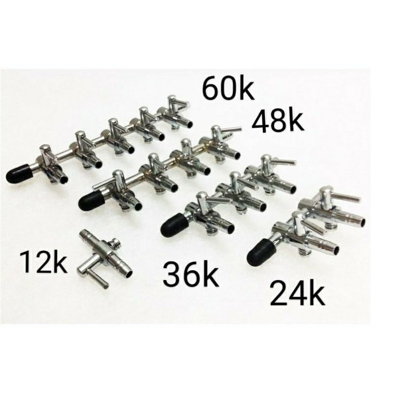 Van nối oxy inox chia khí Milo Guppy