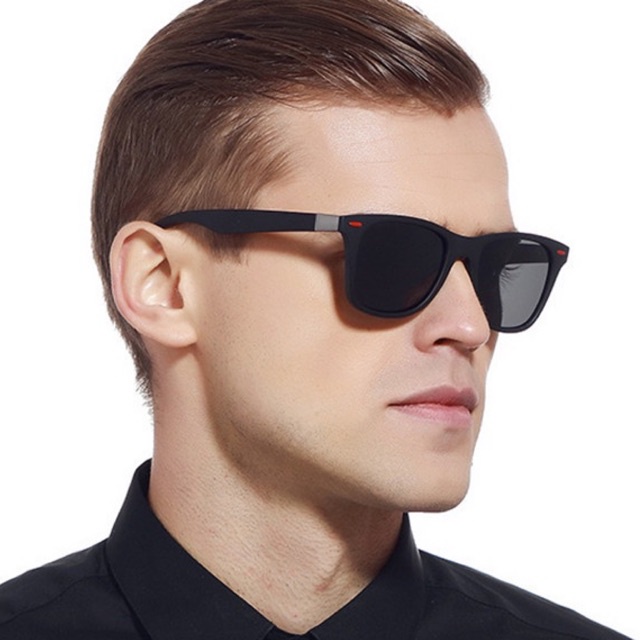 Kính mát nam M018  phân cực lái xe ngoài trời chống tia UV  kiểu dáng xu hướng thời trang châu âu gọng bằng nhựa dẻo