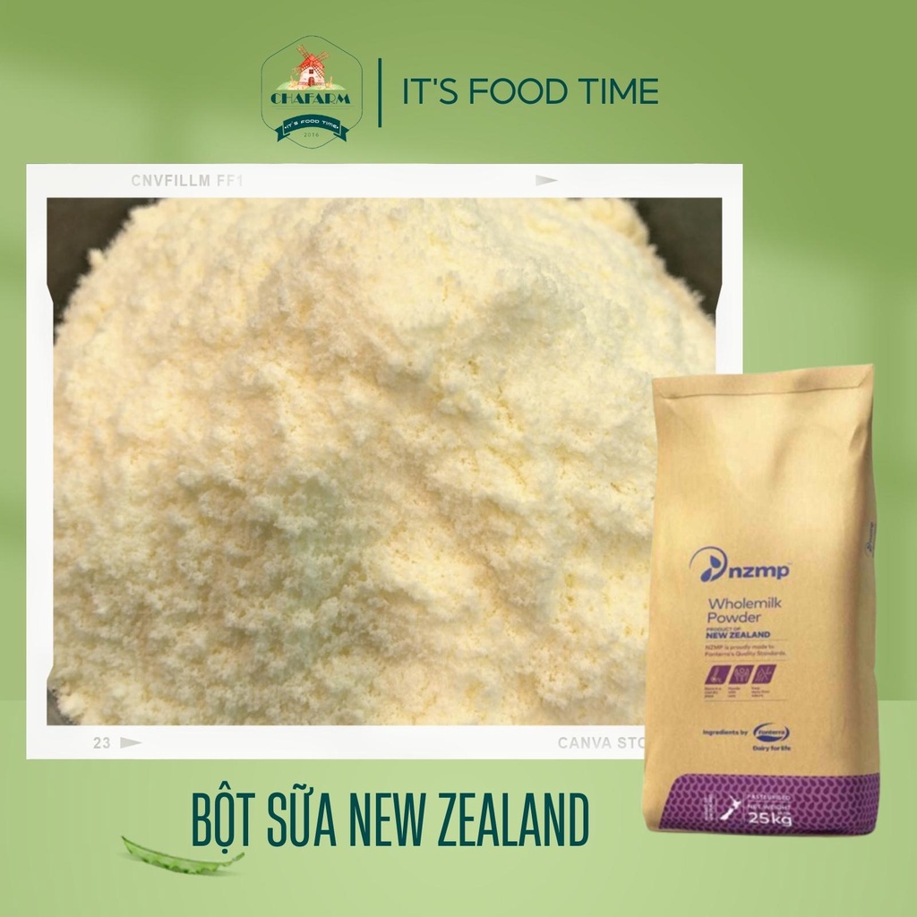 Bột sữa Newzealand nguyên kem không ngọt chuyên dụng làm bánh, kẹo