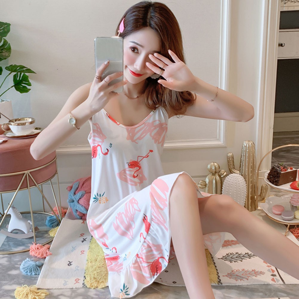 Đầm ngủ dây sát nách thiết kế quyến rũ cho phái nữ | BigBuy360 - bigbuy360.vn