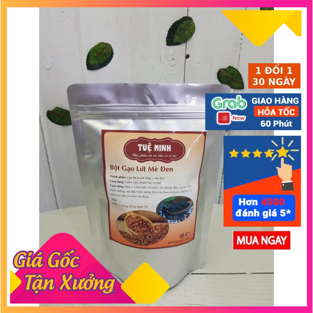 Bột gạo lứt mè đen giảm cân loại 1KG