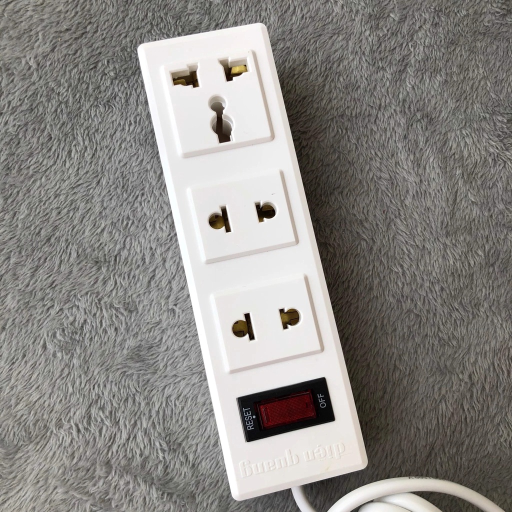 Ổ cắm Điện Quang, công suất 2500w, nhựa ABS siêu bền, bảo hiểm 20 tỷ, bh 1 năm
