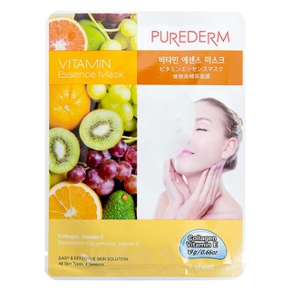 Mặt nạ dưỡng da Purederm Essense Mask - cung cấp collagen và vitamin