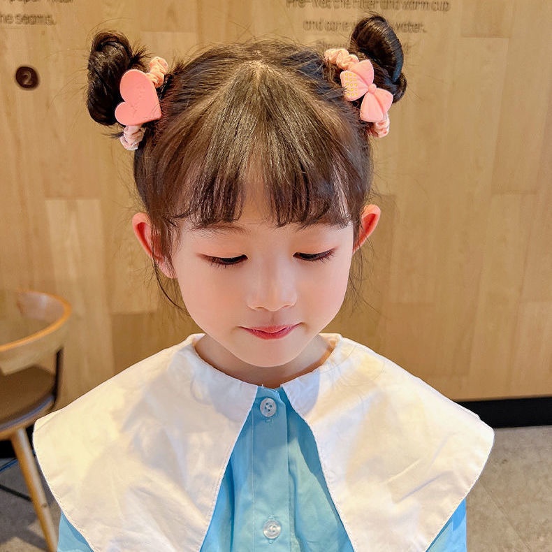 Set 5 Dây Buộc Tóc Scrunchies Cho Bé kèm tag - HÀNG MỚI VỀ