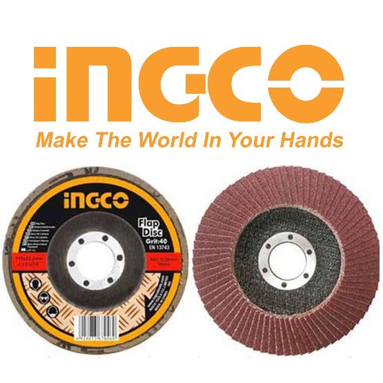 TOTAL Đĩa Nhám xếp 100mm x 16mm Grit 40 TAC6310013