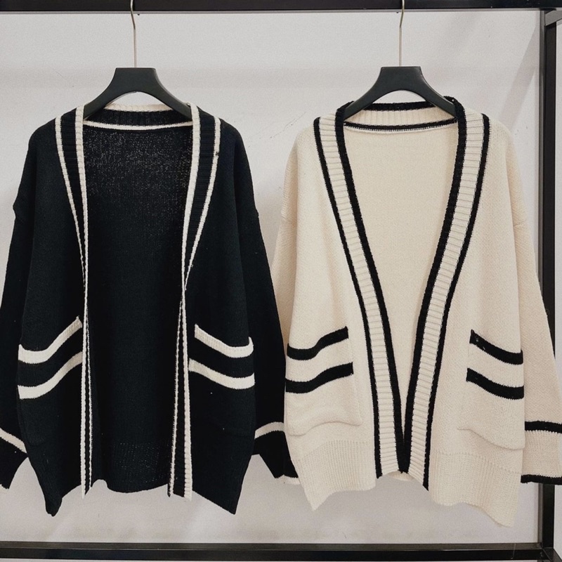 ÁO CARDIGAN ULZZANG KHÔNG NÚT