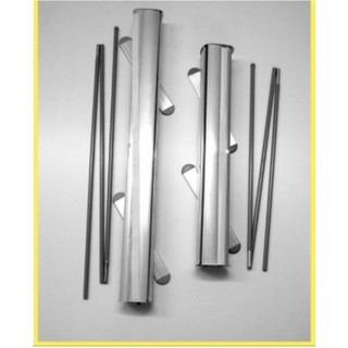 [0.6m x 1.6m] [0.8m x 2m] Chân Standee cuốn nhôm loại thường