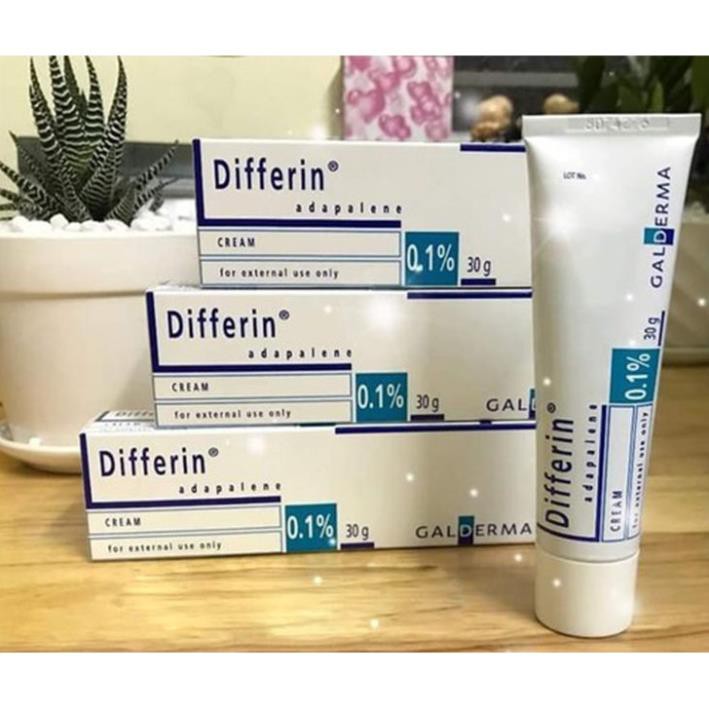 Kem giảm mụn Differin Cream 0.1% Adapalene 30g