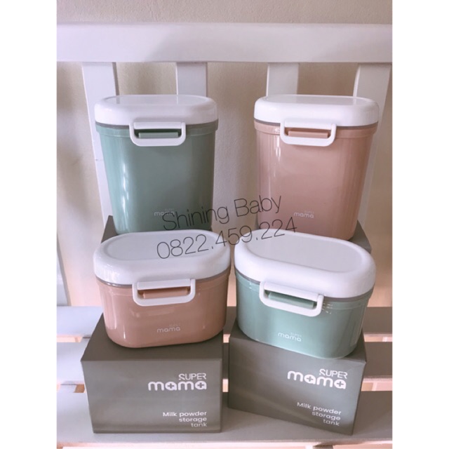 HỘP ĐỰNG SỮA BỘT SUPERMAMA