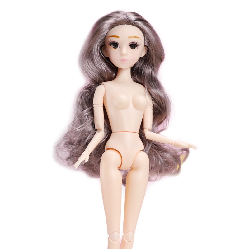 Búp Bê Em Bé 30cm 11 81 Tóc Dài 26 Khớp Có Thể Di Chuyển DIY
