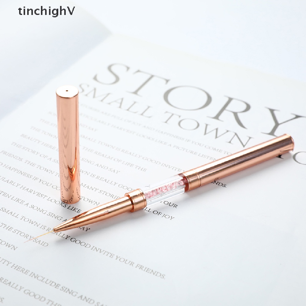 Cọ Hai Đầu Cán Pha Lê Dùng Vẽ Móng Nghệ Thuật