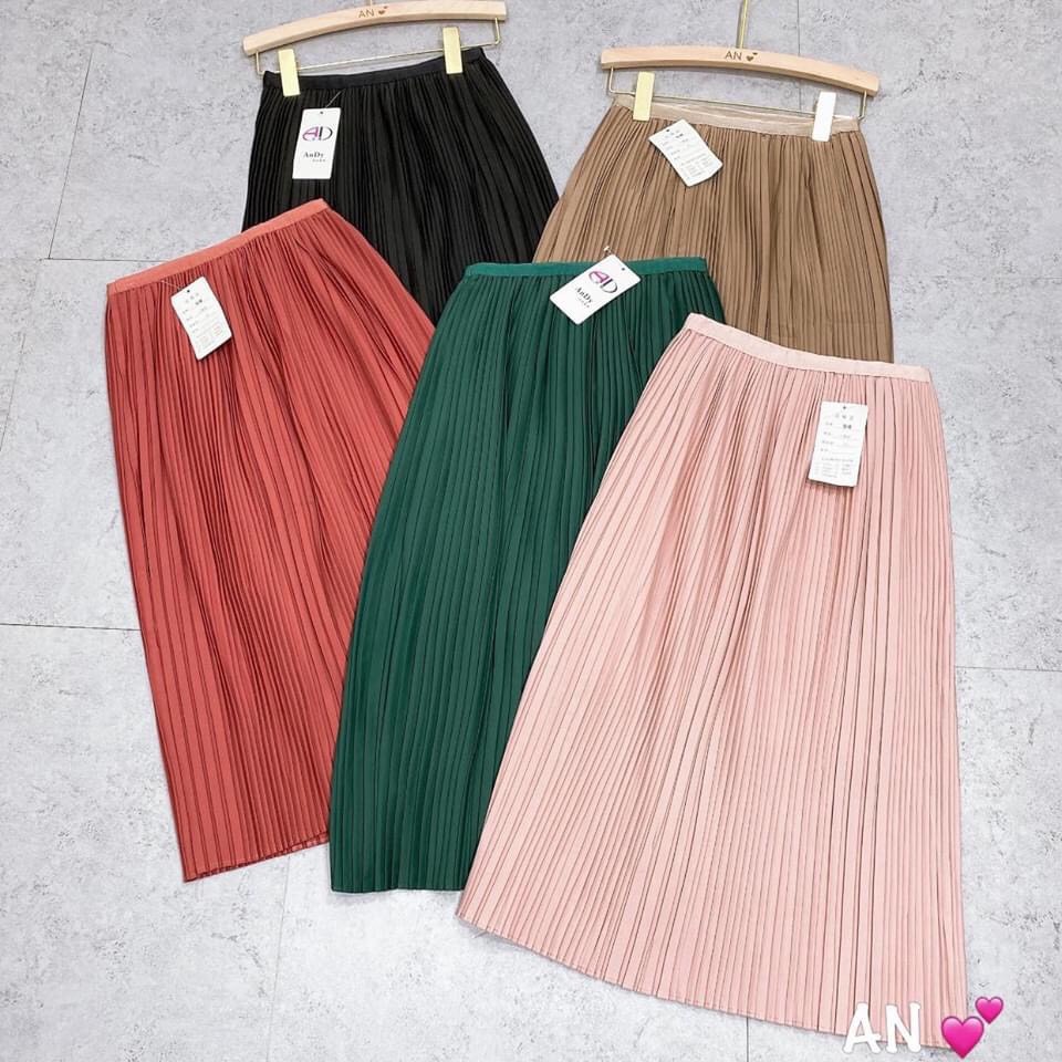 chân váy xếp ly dài trơn💖FREESHIP💖chân váy dài TOANCHI2213 | BigBuy360 - bigbuy360.vn