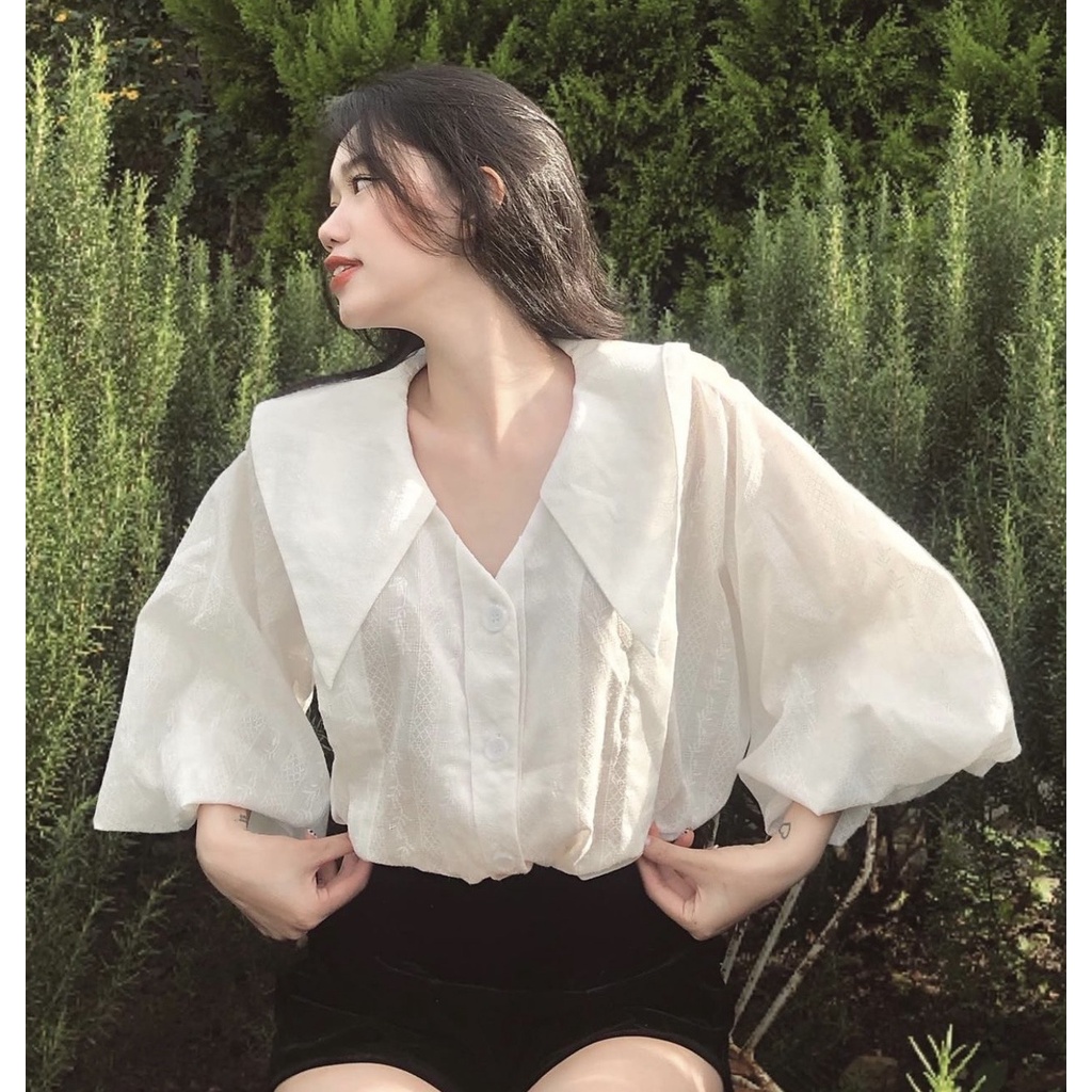 ÁO KIỂU TAY PHỒNG NHIỀU MÀU XINH XẮN - LILY SHIRT