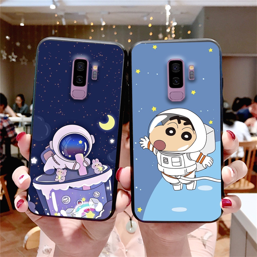 Ốp lưng Samsung S9 - S9 Plus mẫu phi hành gia vũ trụ cute đáng yêu