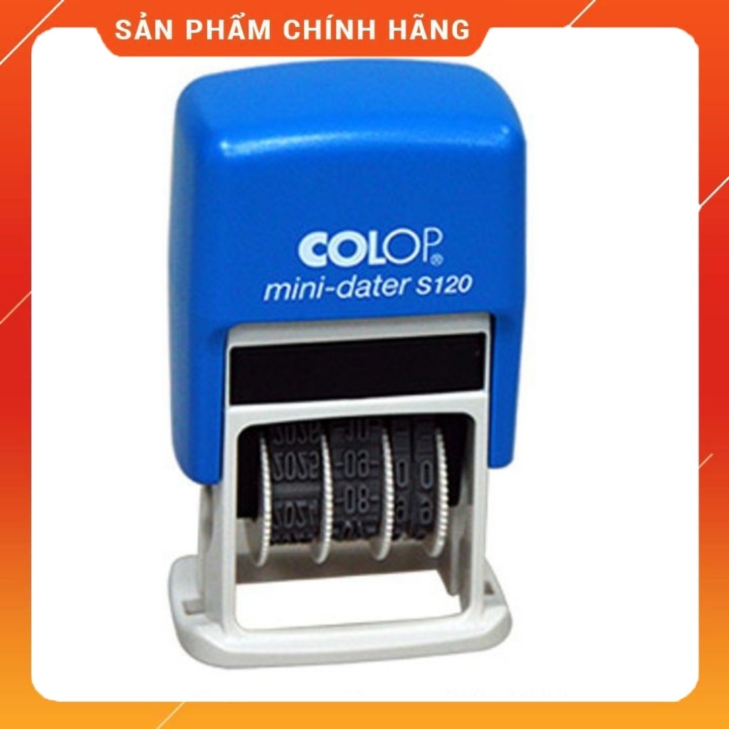 Con dấu xoay số tự động ngày tháng năm cao 3mm chính hãng Colop