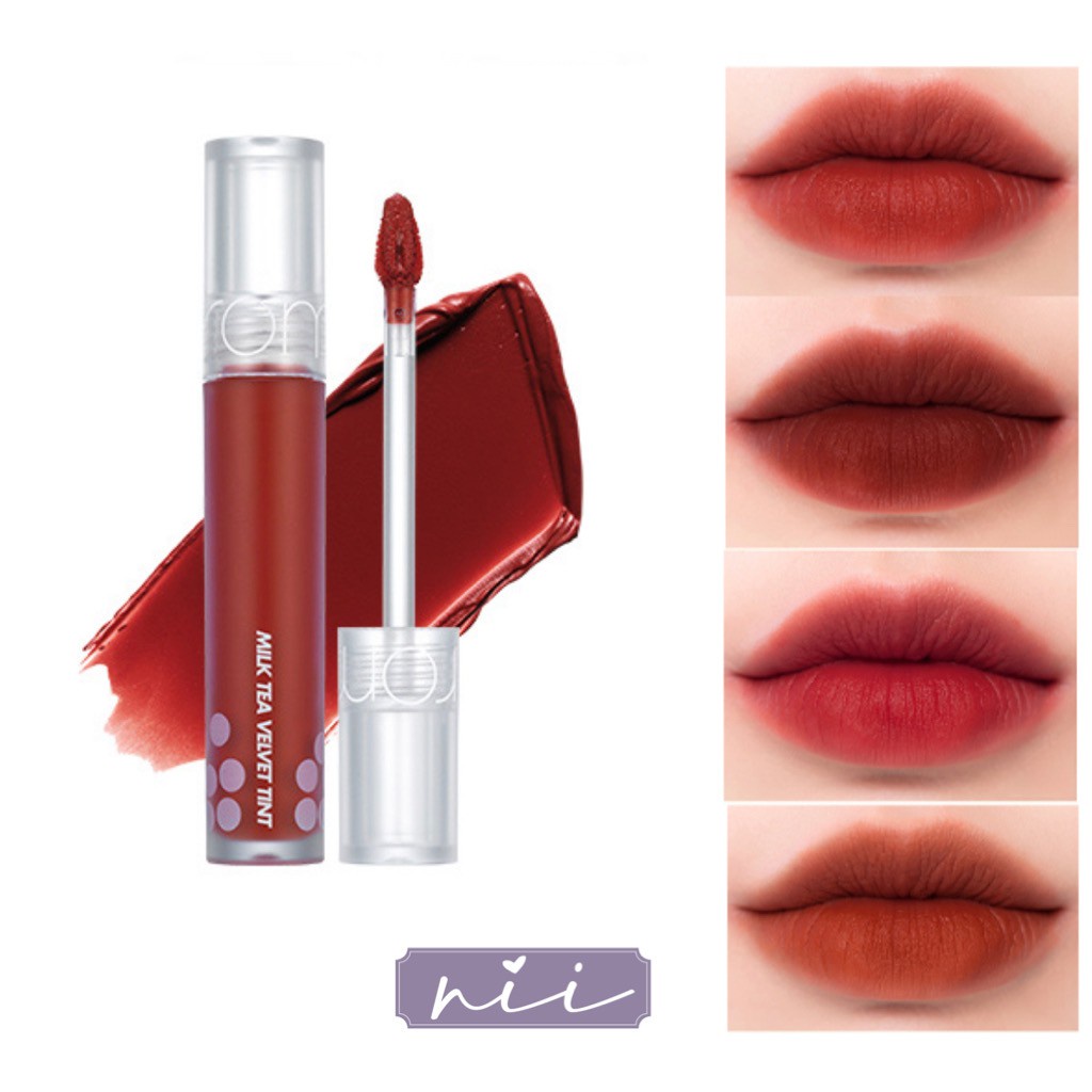 Son Kem Lì, Mịn Mượt Như Nhung Romand Milk Tea Velvet Tint 4.4g