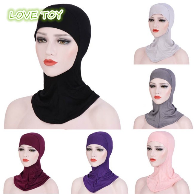 Nkodok Khăn Trùm Đầu Hijab Che Phủ Toàn Diện Màu Trơn Phong Cách Hồi Giáo