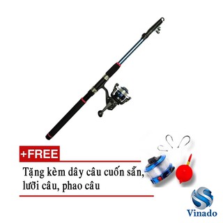 Bộ Cần Câu Máy 2m7 Kèm Bộ Phụ Kiện Đi Câu Và 100m Dây CC27