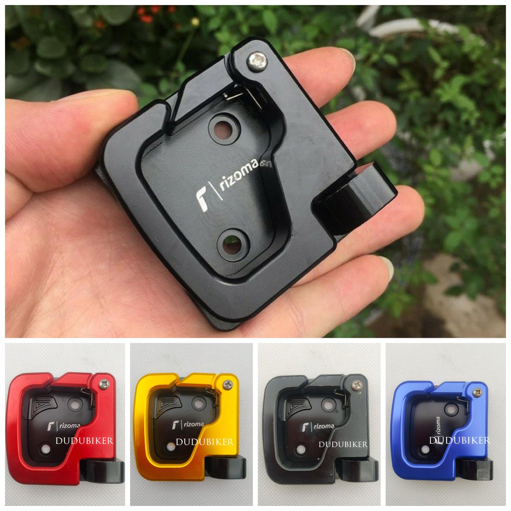 Móc treo đồ xe SH/ SH125/ SH150/ SH Mode nhôm CNC cao cấp rizoma mẫu đẹp chắc chắn