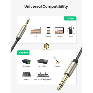 DÂY CÁP AUDIO 3.5MM TO 6.5MM UGREEN 10628