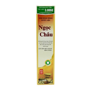Kem đánh răng dược liệu Ngọc Châu 125g