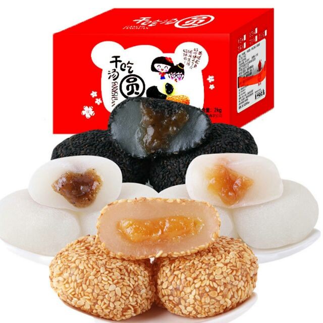 Thùng 2kg Bánh Mochi Đài Loan Mix Đủ Vị Date Mới