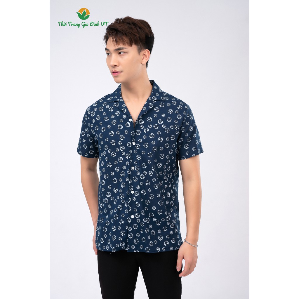 Áo sơ mi lanh nam VT A06.2102 - Mặc mát, thoải mái, nhiều họa tiết | BigBuy360 - bigbuy360.vn