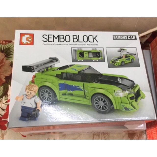 Lego xe đua Sembo Block (1 hộp)
