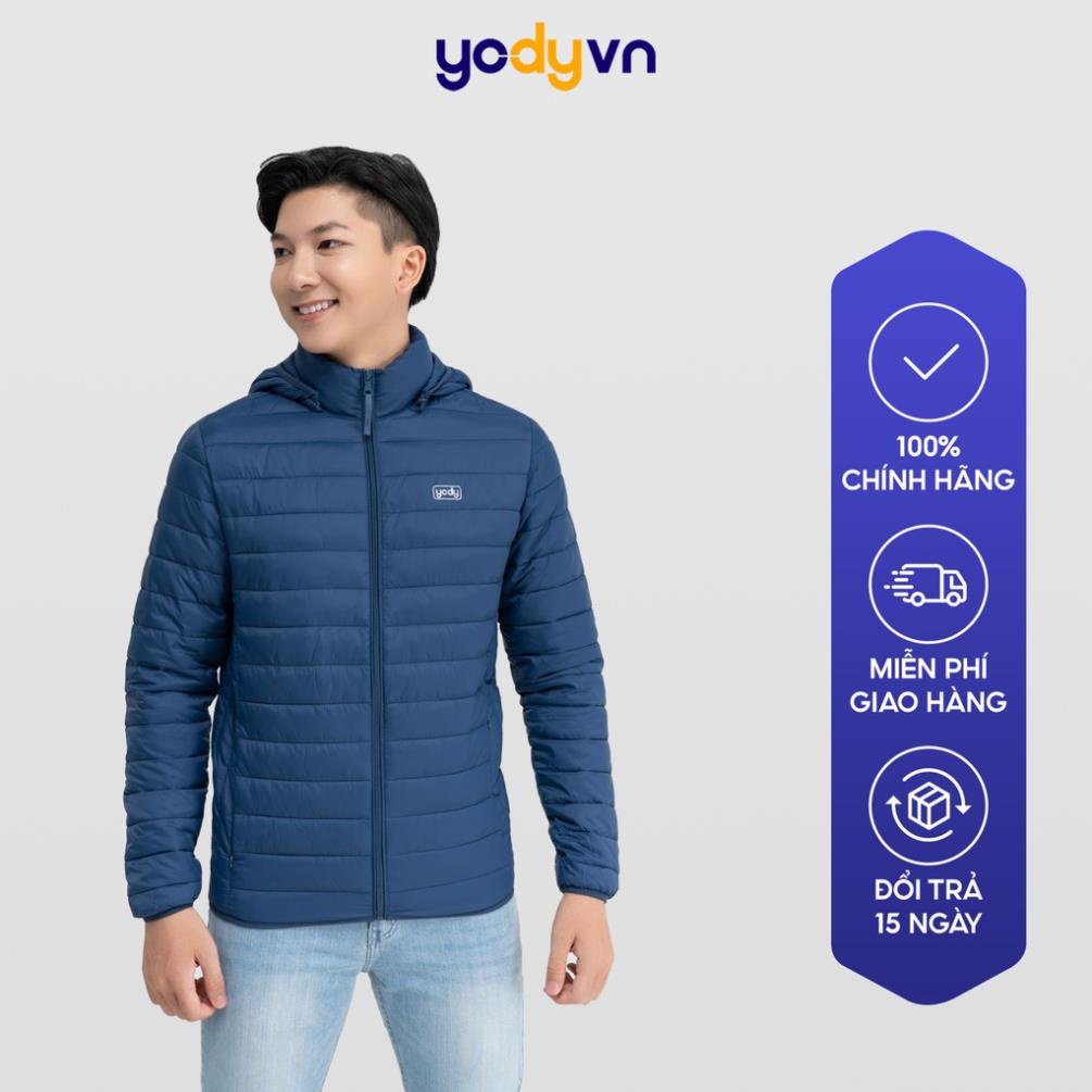 Áo phao nam YODY local brand cao cấp, mềm mịn, chống thấm form ôm dáng, áo khoác siêu nhẹ PHM5001 2022 #