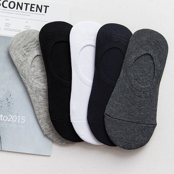 Set combo 5 đôi tất lười nam TB01 mềm mại, thoáng khí