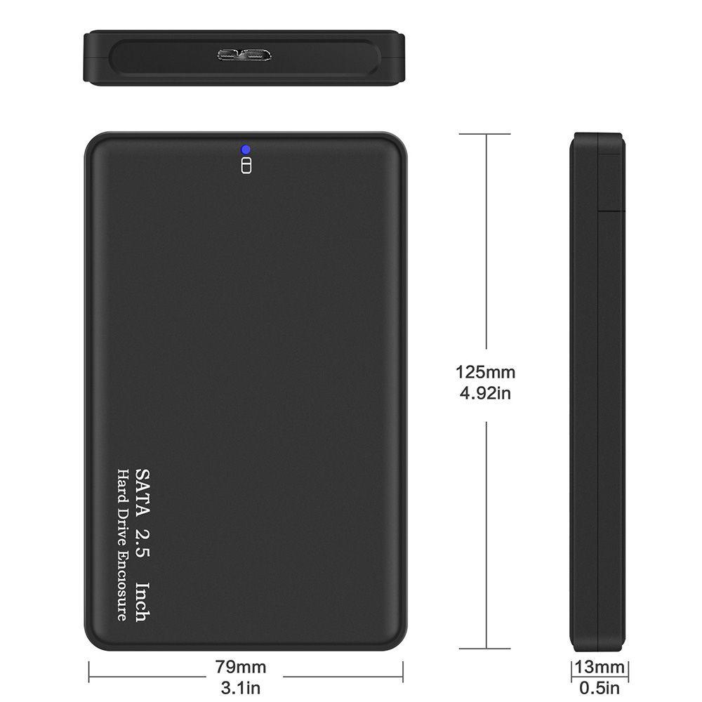 MYRON New HDD Enclosure Computer Peripherals External Case Hard Disk Drive 2TB Portable 2.5 Inch USB 3.0 SATA SSD Cover Box Storage Devices | BigBuy360 - bigbuy360.vn