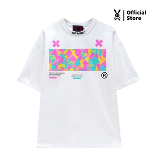 Áo Thun Unisex Bad Rabbit Iconic Camo Trắng 100% Cotton - Local Brand Chính Hãng