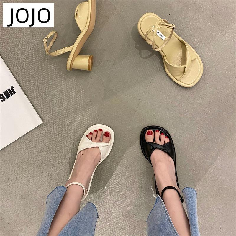 Giày Sandal Cao Gót Phong Cách Hàn Quốc Thời Trang Mùa Hè Kiểu Mới