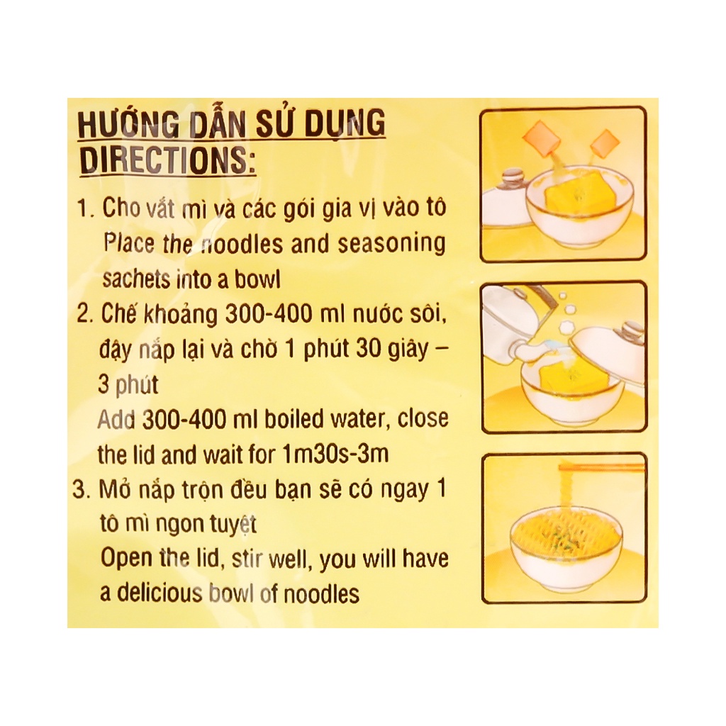 Mì không chiên Nissin 365  Xí Quách Thịt Bằm, Tôm Chua Cay, Lẩu Thái Hải Sản, Rong biển nhật